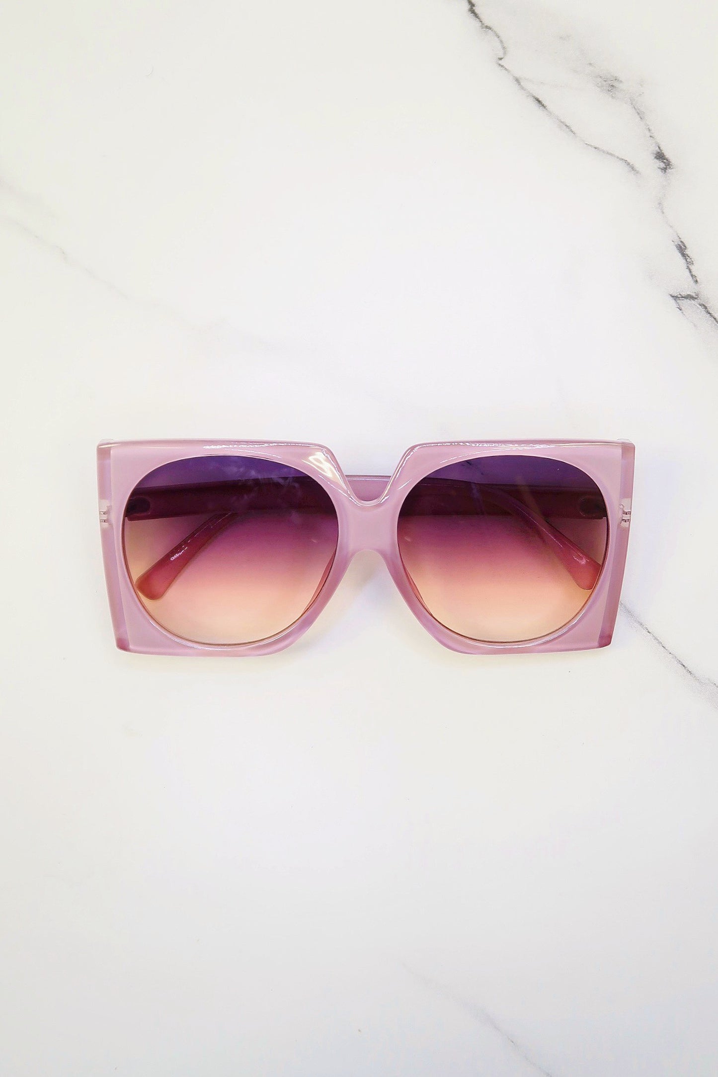 I’m Ready Sunglasses - Light Plum