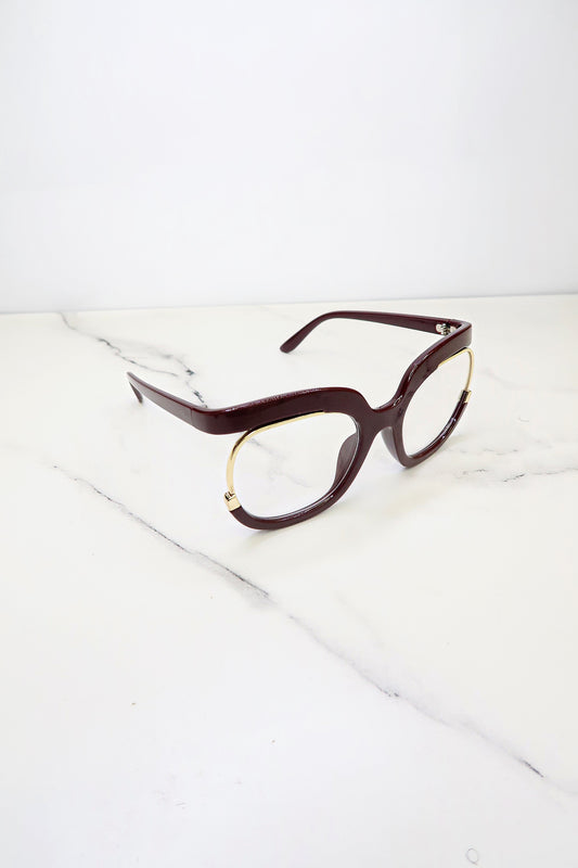 All Eyes On Me Sunglasses - Dark Brown