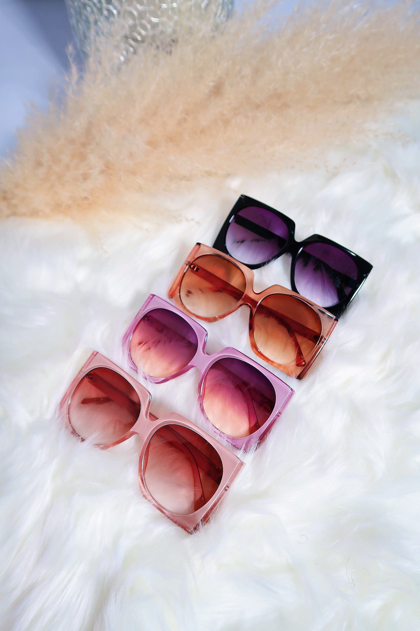 I’m Ready Sunglasses - Light Plum