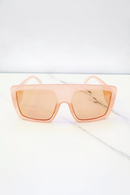 On The Go Sunglasses - Pink