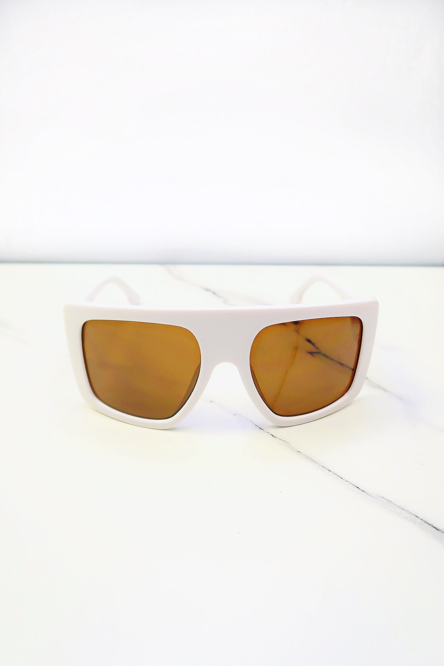 Show Me Up Sunglasses - White