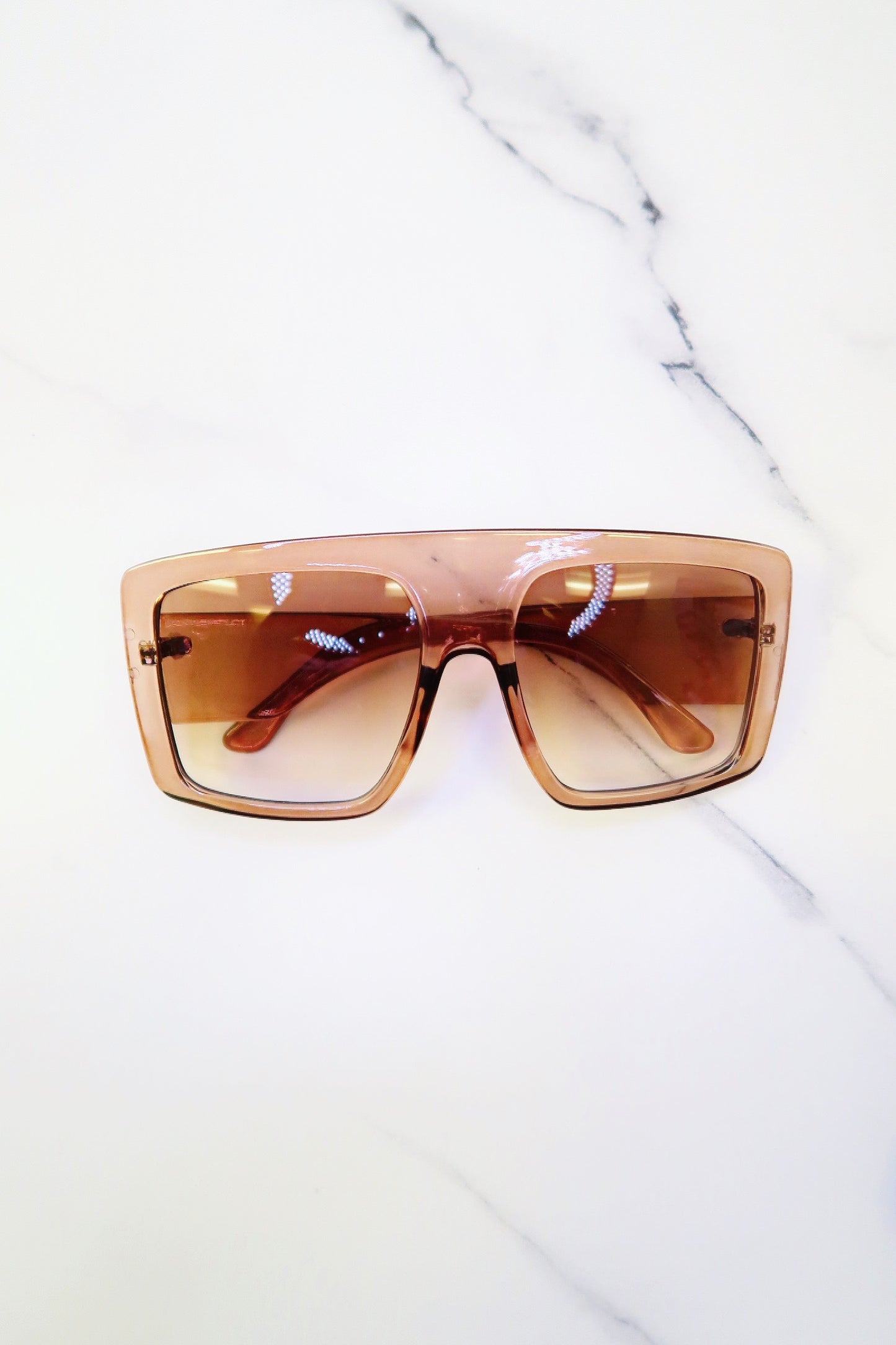 On The Go Sunglasses - Brown