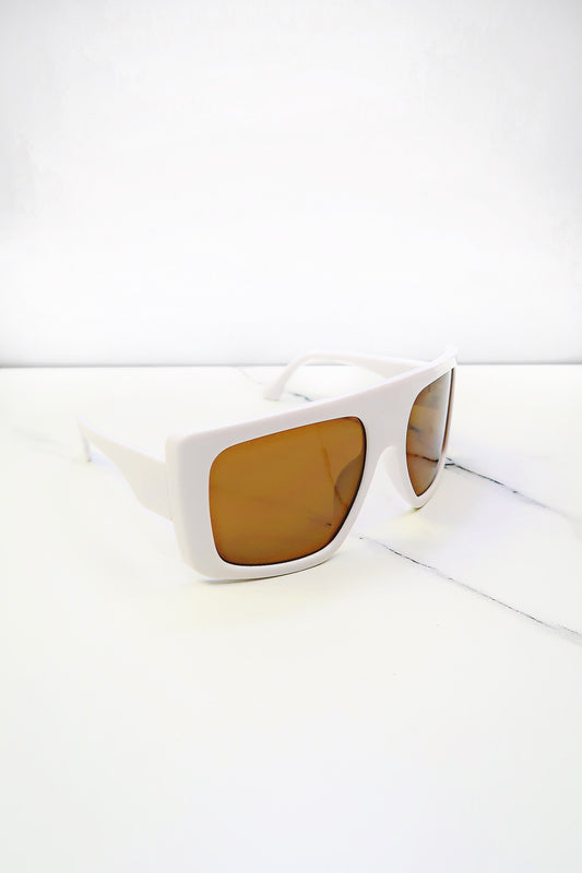 Show Me Up Sunglasses - White