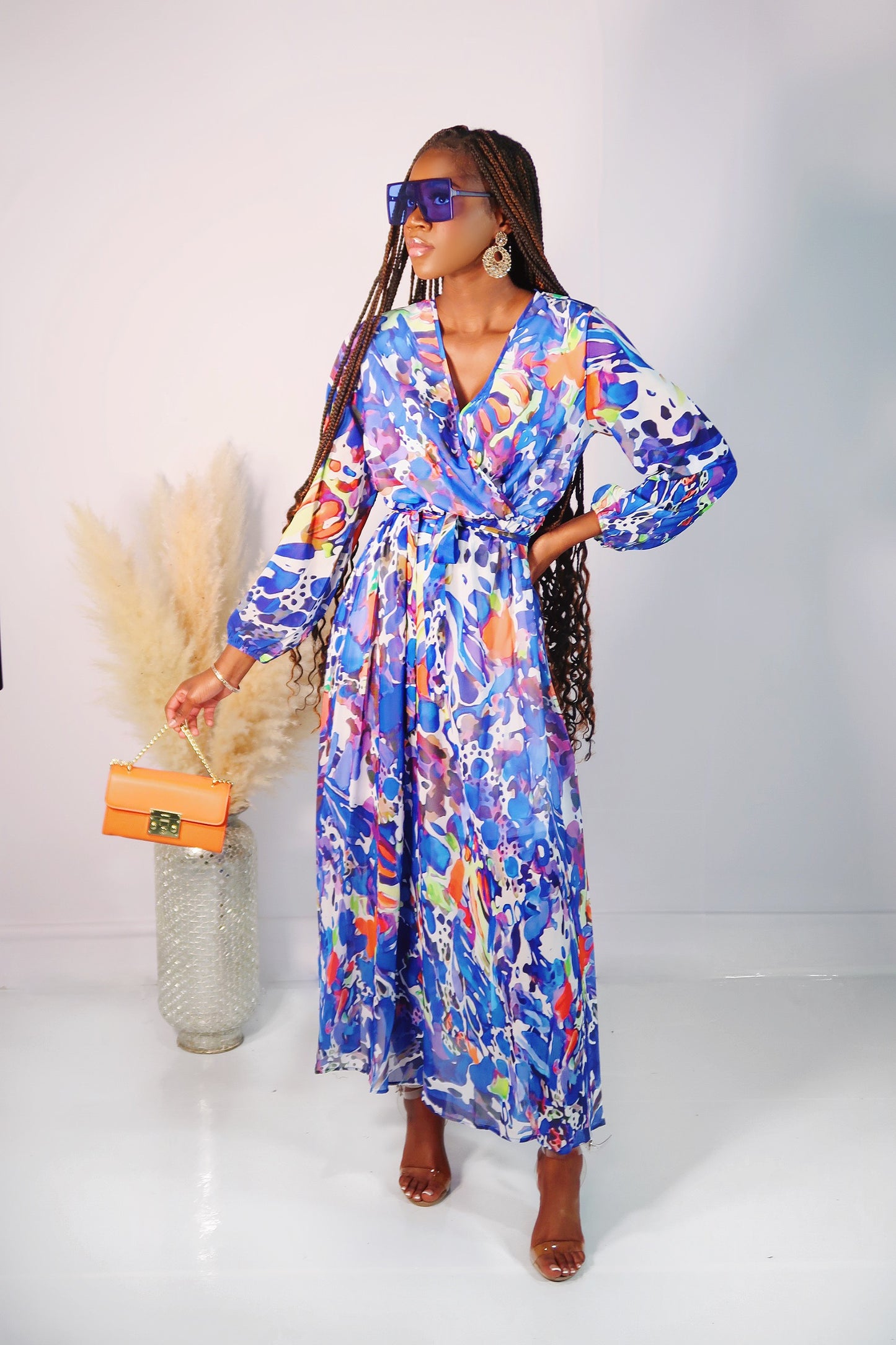 Day In Paradise Maxi Dress - Blue