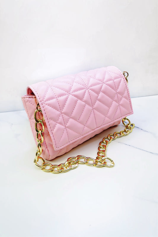 All I Need Quilted Shoulder Bag